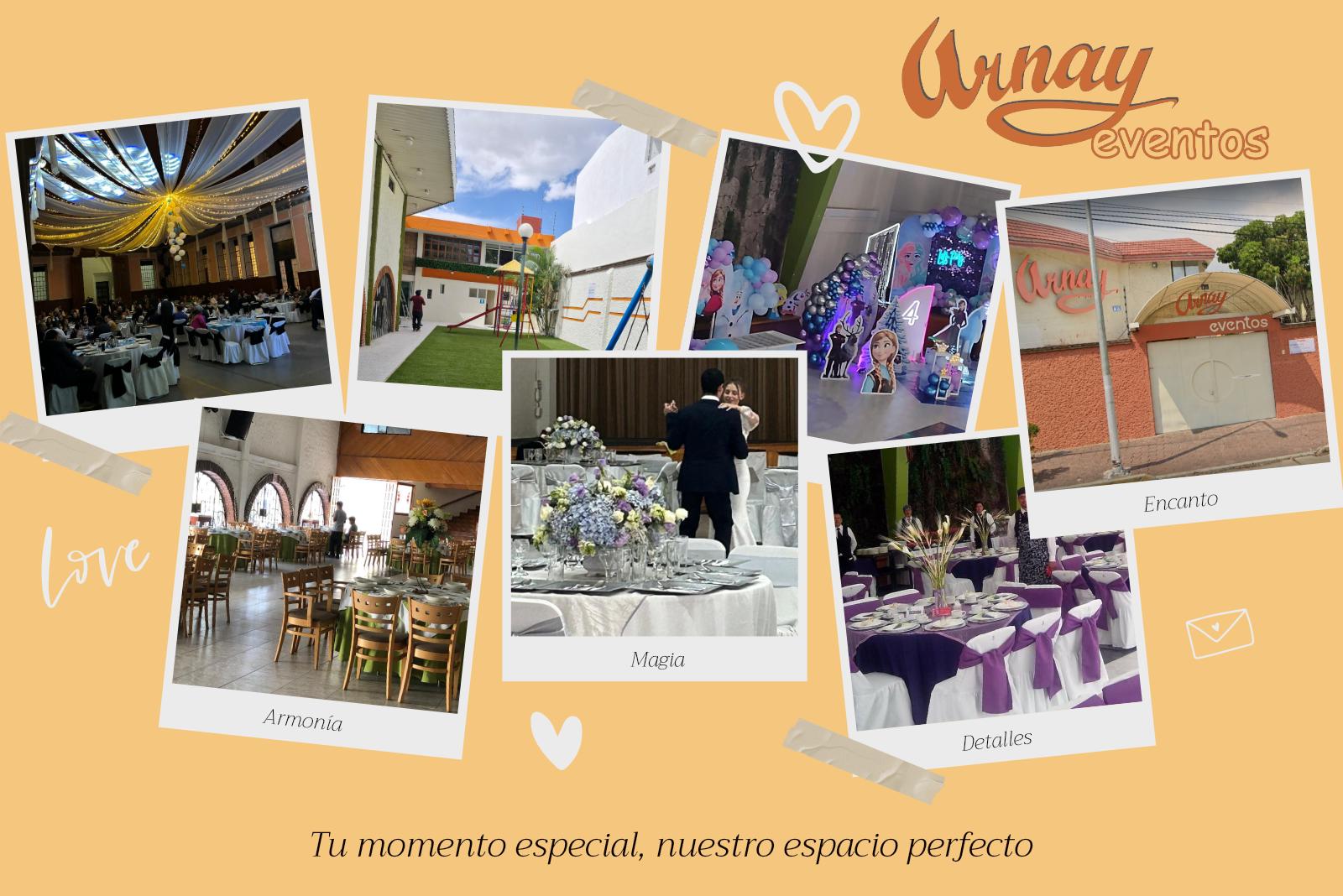 Imagen del salón de eventos